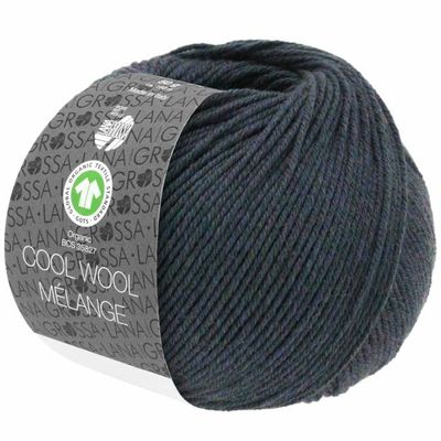Cool Wool Melange GOTS 0104 Kleur: Blauw groen gevlekt Cool Wool Melange GOTS 0104 Kleur: Blauw groen gevlekt