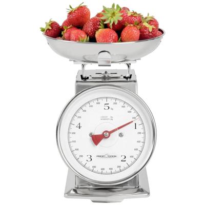 Profi Cook PC-KW 1247 Keukenweegschaal Analoog Met schaalverdeling Weegbereik (max.): 5 kg RVS