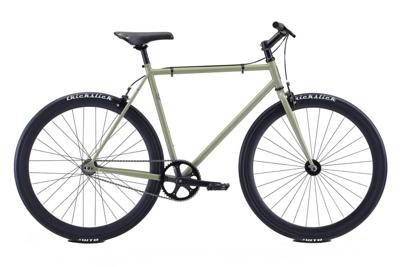 Fuji Bikes Declaration Fixed gear / Singlespeed fiets Khaki Green Fuji Bikes Declaration Fixed gear / Singlespeed fiets Khaki Green