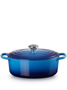 Le Creuset pot ovale 29 cm - Bleu