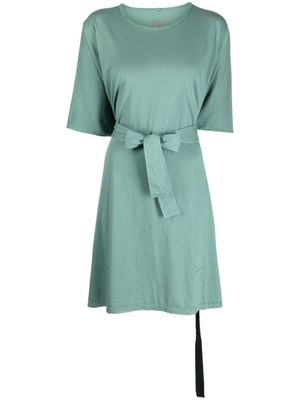 Rick Owens t-shirt à fermeture nouée - Vert