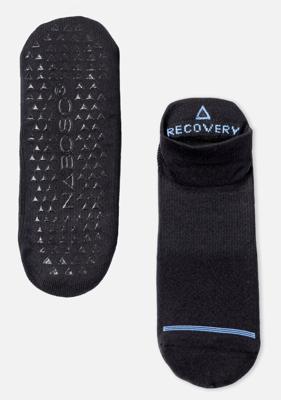 Naboso Black Ankle Socks with Grips - XLarge