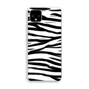 Zebra pattern: Pixel 4 XL Transparant Hoesje