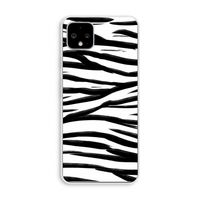 Zebra pattern: Pixel 4 XL Transparant Hoesje