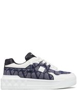 Valentino Garavani baskets One Stud XL Toile Iconographe - Bleu - thumbnail