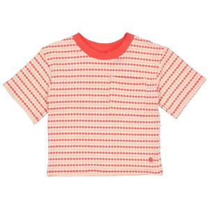 Quapi Zomer shirt meisjes - roze rood - Filou