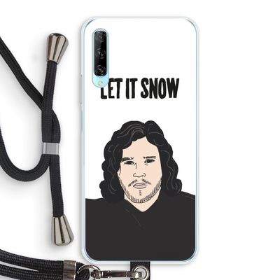 Let It Snow: Huawei P Smart Pro Transparant Hoesje met koord
