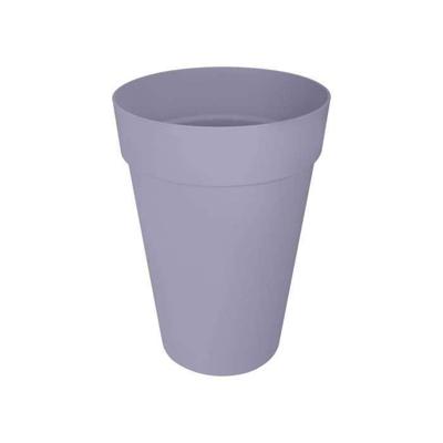 Bloempot - Elho - Loft Urban Round - Hoogte 35 - Paars - L 34 x B 33,5 x H 45 cm - Buiten - 100% gerecycled