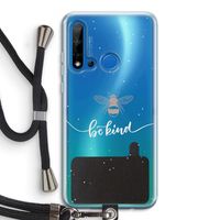 Be(e) kind: Huawei P20 Lite (2019) Transparant Hoesje met koord