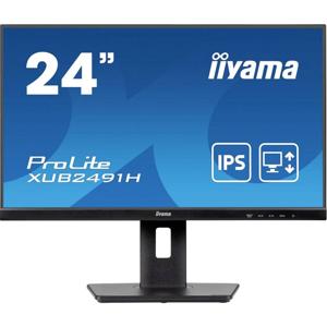 Iiyama ProLite XUB2491H-B1 LED-monitor Energielabel E (A - G) 60.5 cm (23.8 inch) 1920 x 1080 Pixel 16:9 0.5 ms HDMI, DisplayPort, Hoofdtelefoon (3.5 mm