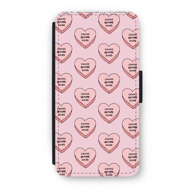 Chicks before dicks: iPhone 8 Plus Flip Hoesje
