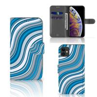 Apple iPhone 11 | Telefoon Hoesje | Waves Blue Apple iPhone 11 | Telefoon Hoesje | Waves Blue