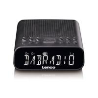 Lenco CR-606BK Wekker radio Zwart