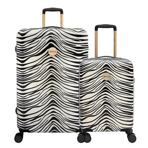 Dames kofferset zebra print - 55 / 76 cm - MŌSZ Lauren