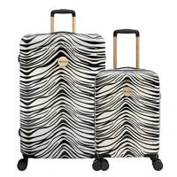 Dames kofferset zebra print - 55 / 76 cm - MŌSZ Lauren