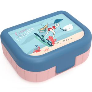 Rotho 1016411026 lunchtrommel Lunchtas 1 l Kunststof Blauw, Roze 1 stuk(s)