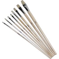 Schilder penselen set 8 stuks   -