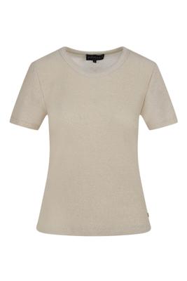 Elvira Casuals Top Victoria E4 25-017 T-shirt Korte Mouw 434 Gold