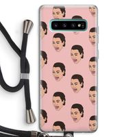 Ugly Cry Call: Samsung Galaxy S10 Plus Transparant Hoesje met koord