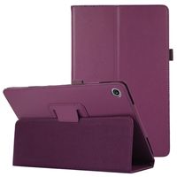 Lunso - Lenovo Tab M10 Plus Gen 3 (3e generatie) - Stand flip Bookcase hoes - Paars