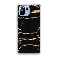 Gouden marmer: Xiaomi Mi 11 Lite Transparant Hoesje Gouden marmer: Xiaomi Mi 11 Lite Transparant Hoesje