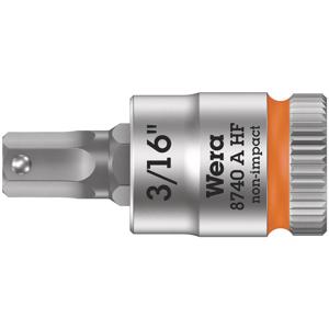 Wera 8740 A 05003386001 Inbus Dopsleutelinzetstuk 3/16 1/4 (6.3 mm)