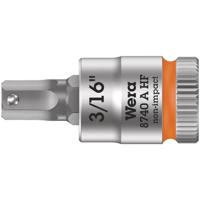 Wera 8740 A 05003386001 Inbus Dopsleutelinzetstuk 3/16 1/4 (6.3 mm) - thumbnail