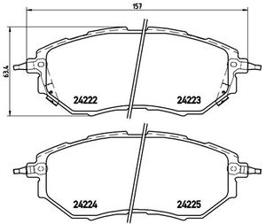 BREMBO XTRA LINE BREMBO, u.a. fÃ¼r Subaru