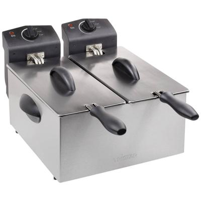 Tristar FR-6937 Friteuse met dubbele koudezone 6 l 2x 1800 W Zilver (mat)