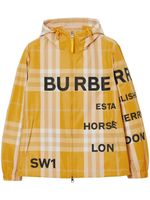 Burberry veste à imprimé Horseferry - Jaune