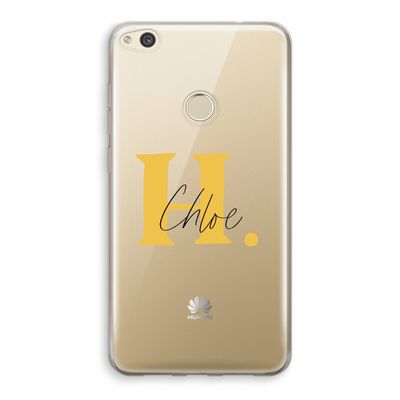 Amber Script: Huawei Ascend P8 Lite (2017) Transparant Hoesje
