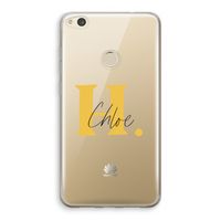 Amber Script: Huawei Ascend P8 Lite (2017) Transparant Hoesje