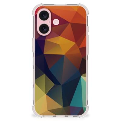 iPhone 16 Shockproof Case Polygon Color