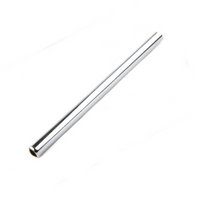 zadelpen vast 22,0 x 350 mm staal zilver