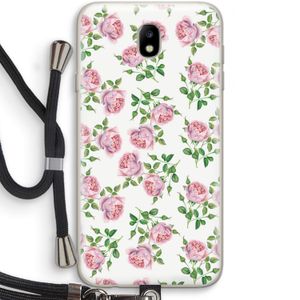 Kleine roosjes: Samsung Galaxy J7 (2017) Transparant Hoesje met koord