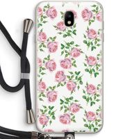 Kleine roosjes: Samsung Galaxy J7 (2017) Transparant Hoesje met koord Kleine roosjes: Samsung Galaxy J7 (2017) Transparant Hoesje met koord