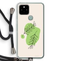 Beleaf in you: Pixel 5 Transparant Hoesje met koord