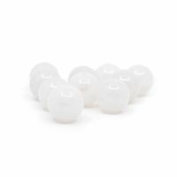 Edelsteen Losse Kralen Witte Jade - 10 stuks (10 mm) - thumbnail
