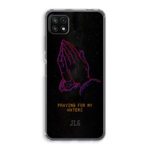 Praying For My Haters: Samsung Galaxy A22 5G Transparant Hoesje