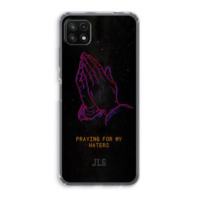 Praying For My Haters: Samsung Galaxy A22 5G Transparant Hoesje