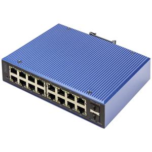 Digitus DN-651159 netwerk-switch Managed L2 Gigabit Ethernet (10/100/1000) Power over Ethernet (PoE) Zwart, Blauw