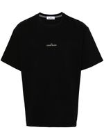 Stone Island t-shirt en coton à patch logo - Noir - thumbnail