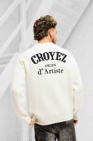 Croyez Atelier Knit Sweater Heren Gebroken Wit - Maat XS - Kleur: Gebroken Wit | Soccerfanshop
