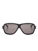 Saint Laurent Eyewear lunettes de soleil Castel à monture oversize - Noir