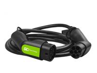Green Cell EV09 oplaadkabel voor elektrische voertuigen Zwart Type 2 1 5 m - thumbnail