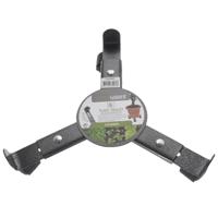 Pro Garden Plantentrolley - verstelbaar - zwart - metaal 24 cm - trolleys voor kamerplanten