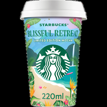 Starbucks Blissful Retreat Chilled Coffee Limited Edition Mocha 220 ml bij Jumbo