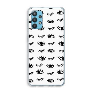 Eye pattern #2: Samsung Galaxy A32 4G Transparant Hoesje