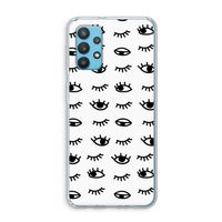 Eye pattern #2: Samsung Galaxy A32 4G Transparant Hoesje