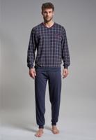 Blauw geruite herenpyjama Gotzburg